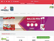 Tablet Screenshot of mediatall.com.br